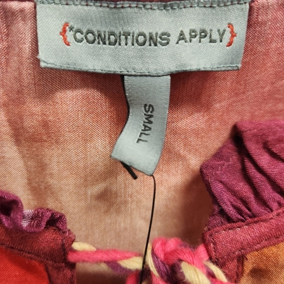 NWT Anthropologie Conditions Apply Etienne Peasant Blouse SZ SMALL - Picture 5 of 16